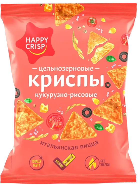 Цельнозерновые криспы «HAPPY CRISP» — Итальянская пицца