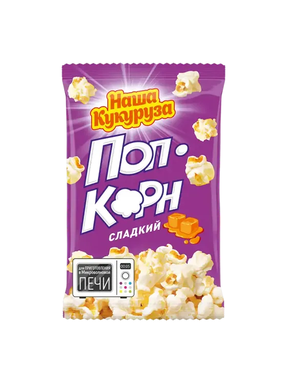 Зерно кукурузы для приготовления в свч печи — Сладкий